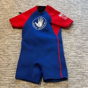 Children’s Toddler body glove wetsuit size C1 NWOT
